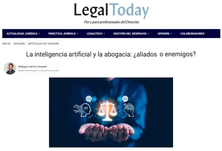 La inteligencia artificial y la abogacía: ¿aliados o enemigos?